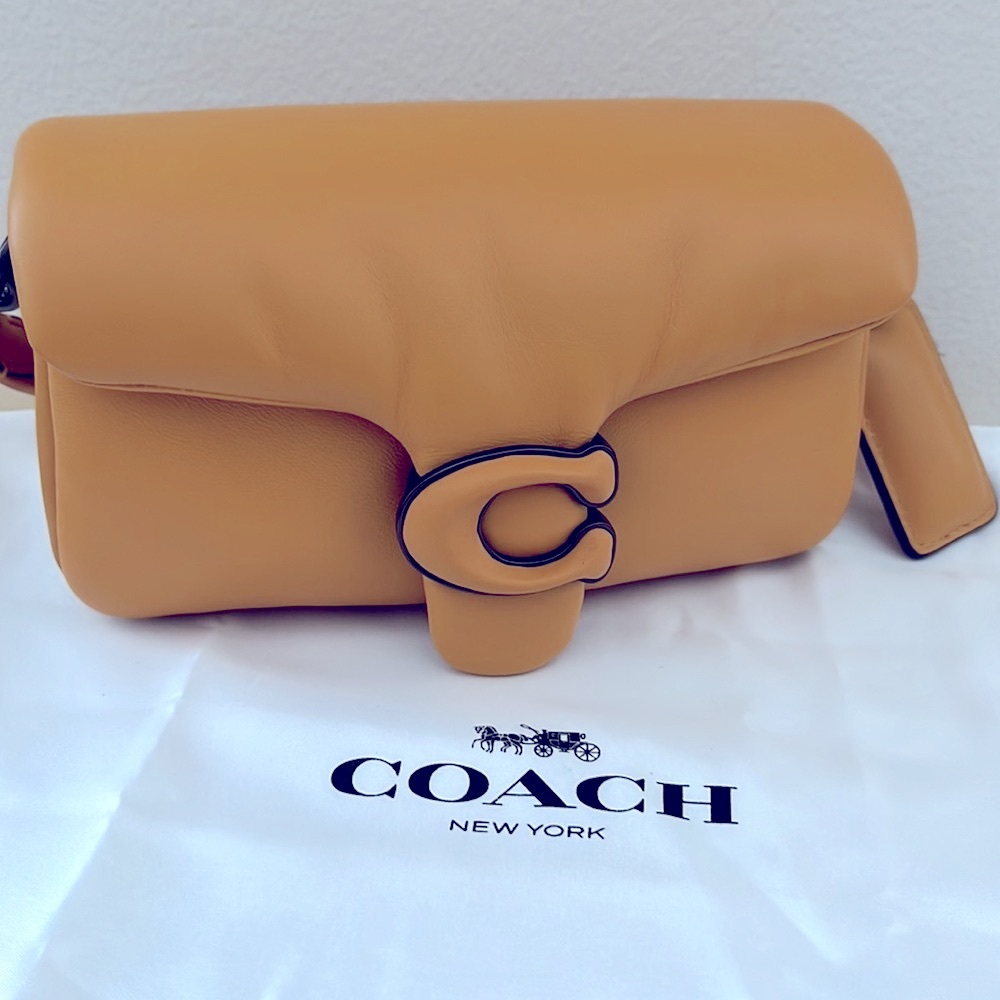 NWT Coach Pillow Tabby 18 in Buttercup - Picture 4 of 12